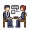 Logo and icon for Job Interview, a ChatGPT plugin with description: I'll prepare you for a job interview by asking questions and providing feedback..