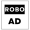 Logo and icon for RoboAd, a ChatGPT plugin with description: Your AI powered Ad Assistant!.